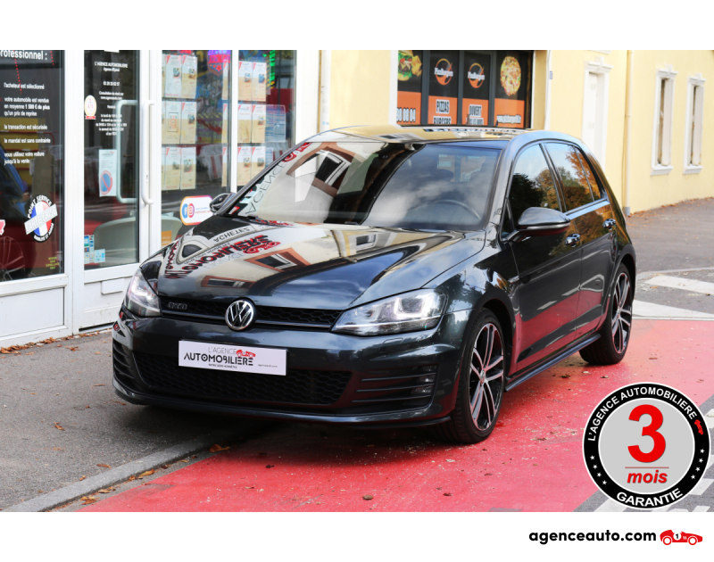 Achat voiture occasion, Auto occasion pas cher | Agence Auto Volkswagen Golf VII GTD 2.0 TDI 184 BVM 5P (GPS, Int. Ecossais, JA18"...) Gris Année 2013 Manuelle Diesel